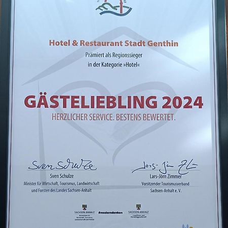 Hotel & Restaurant Stadt Genthin エクステリア 写真